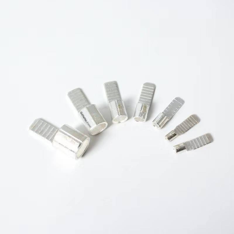 DBN Chip-Shaped Naked Copper Terminals Electrical Wire Crimping Blade Terminal Non-Insulated Terminals