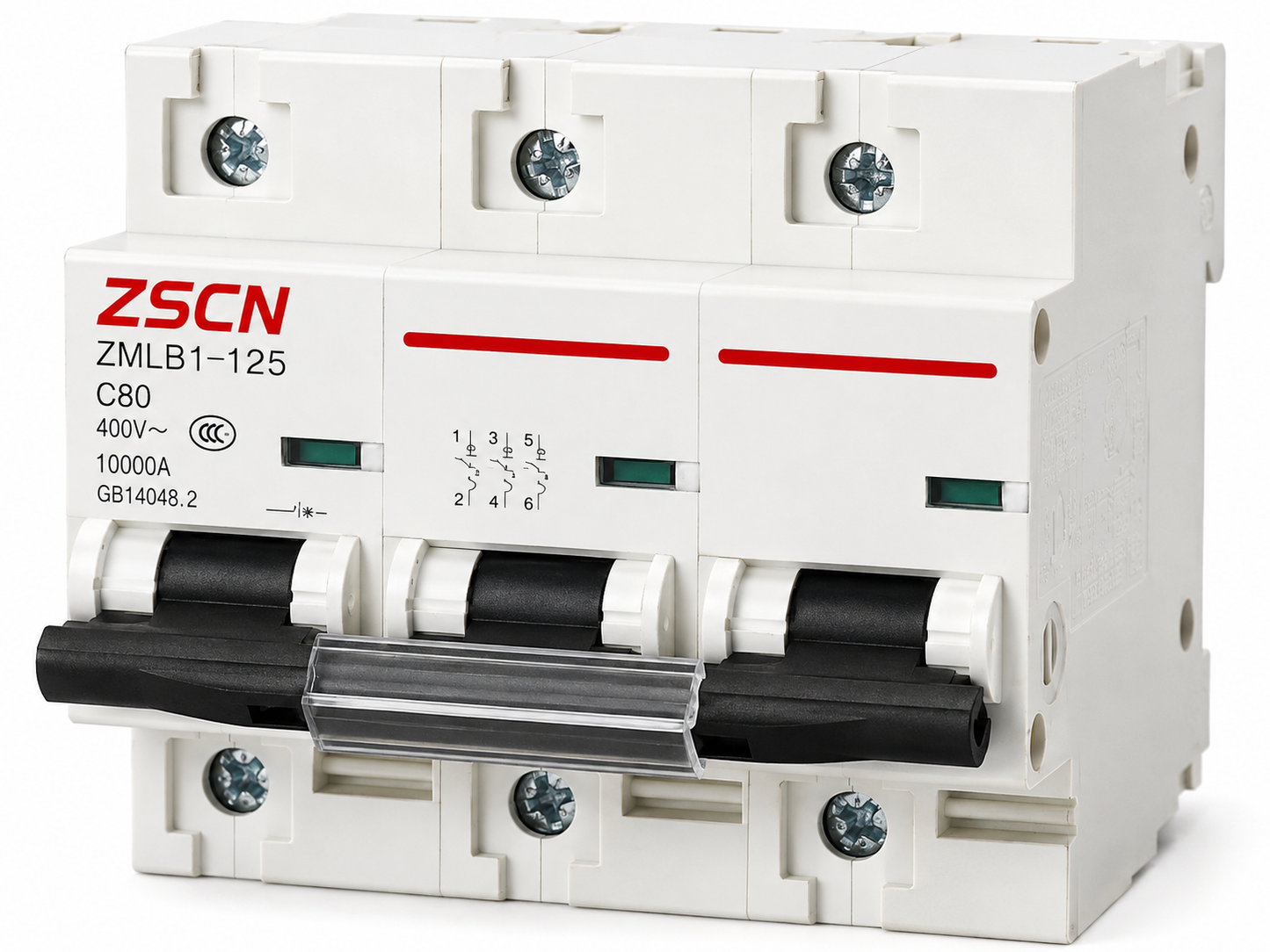 ZSCN ZMLB1-125 C80 3P High Current Miniature Circuit Breaker (MCB)