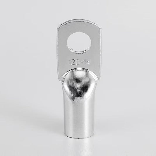 Tinned Copper Electric Cable Lug Terminals Non-Insulated Crimping Ring Terminal Connector