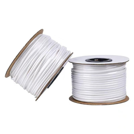 White Soft PVC Cable Marker Sleeve MEC3.0~12MM Printable Colorful Insulation Sleeving for Low Voltage Cable