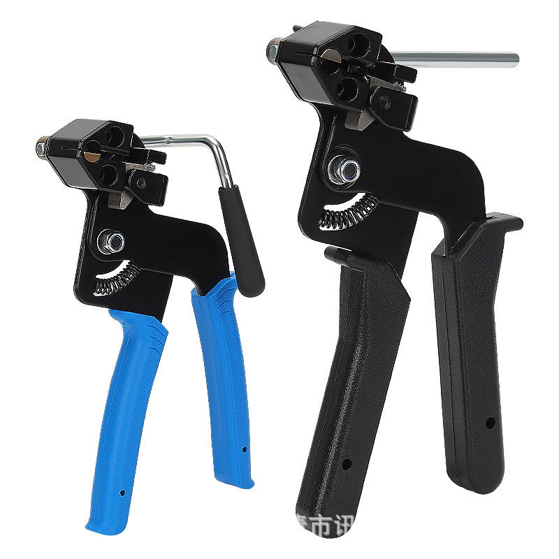 Stainless Steel Cable Ties Gun Stainless Steel Cable Tie Plier Bundle Tool for Width 4.6-19mm Thickness 0-0.8mm