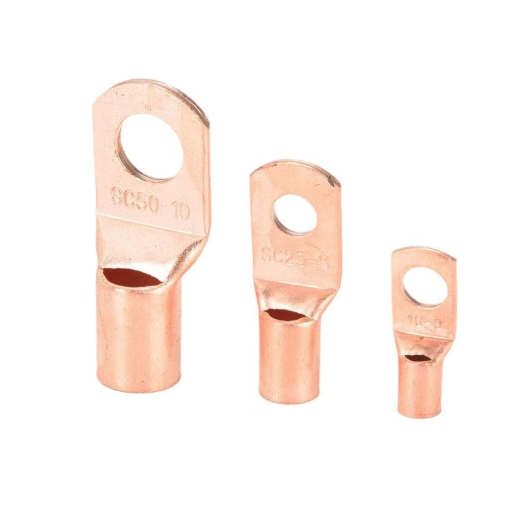 Non-Insulated Crimp Terminal 16mm Cable Lugs 185mm² Pin Type for Automotive Electric Cable Connector