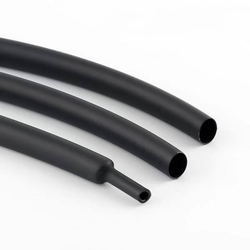 2:1 Black PE Heat Shrink Tubing 2.0mm 1KV VW-1 Flame Retardant Single Wall -55C +125C Heat-Shrinkable Sleeves Cable